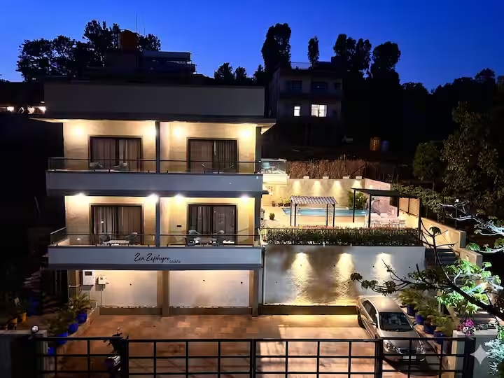 Exterior view of Zen Zephyre Villa in Panchgani near Table Land